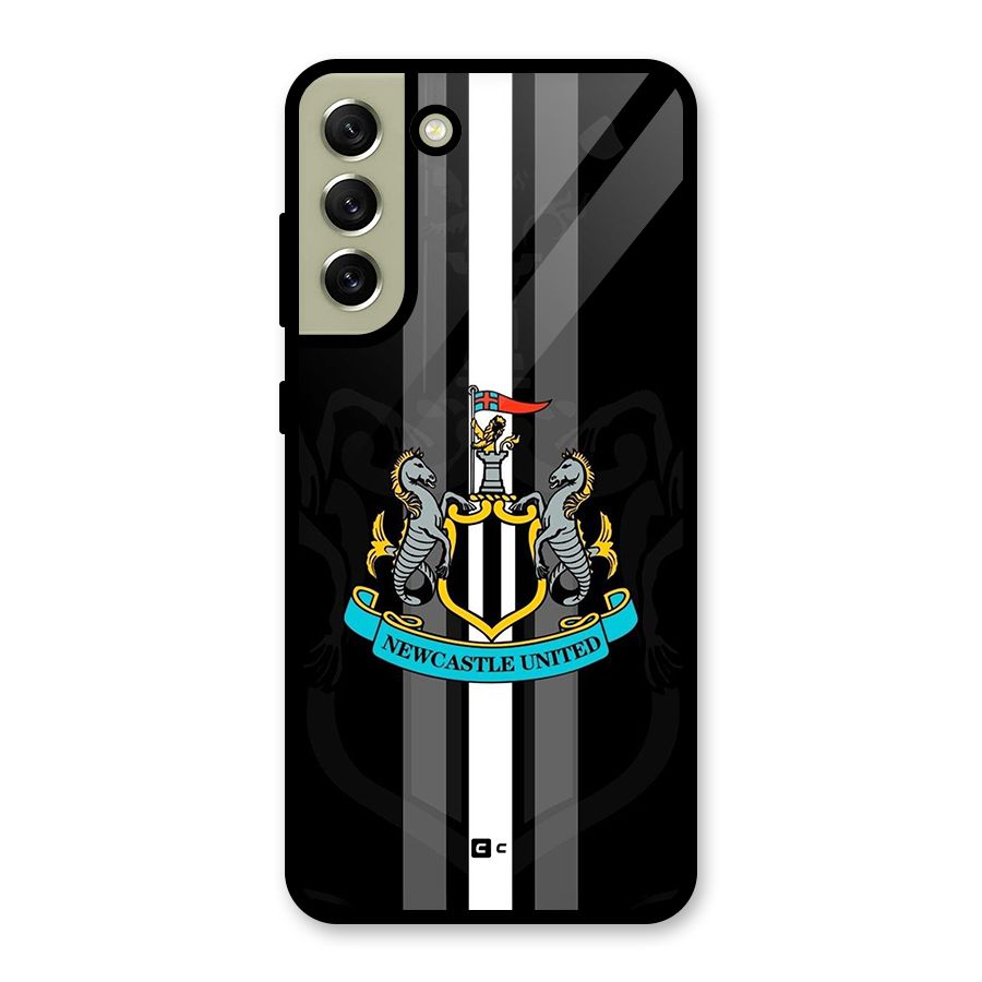 New Castle United Glass Back Case for Galaxy S21 FE 5G