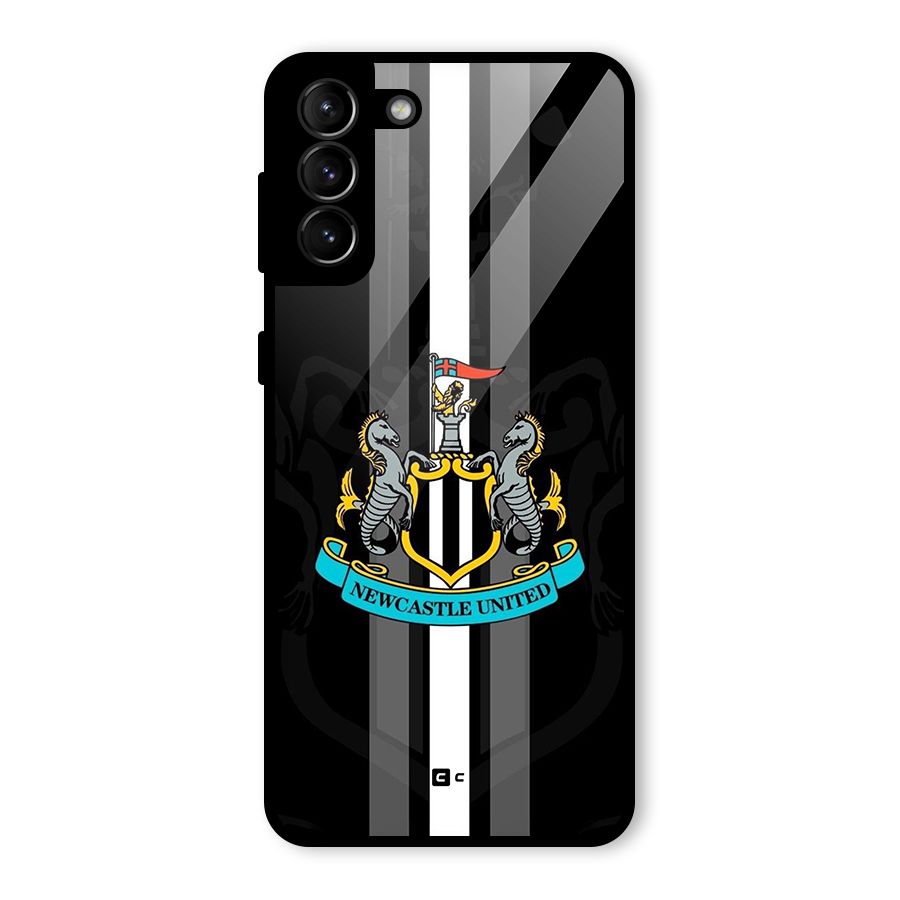 New Castle United Glass Back Case for Galaxy S21 Plus