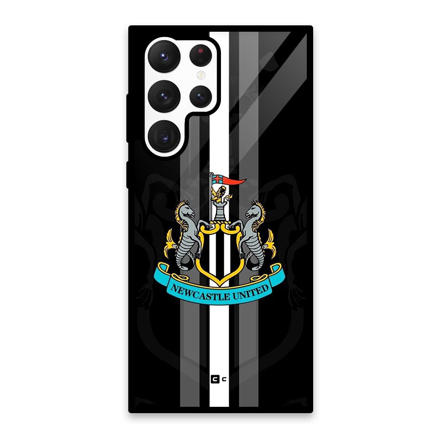 New Castle United Glass Back Case for Galaxy S22 Ultra 5G