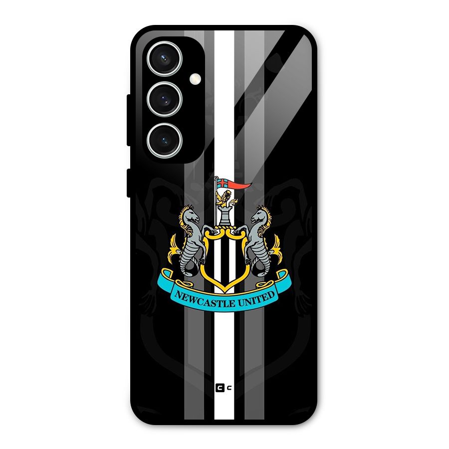 New Castle United Glass Back Case for Galaxy S23 FE