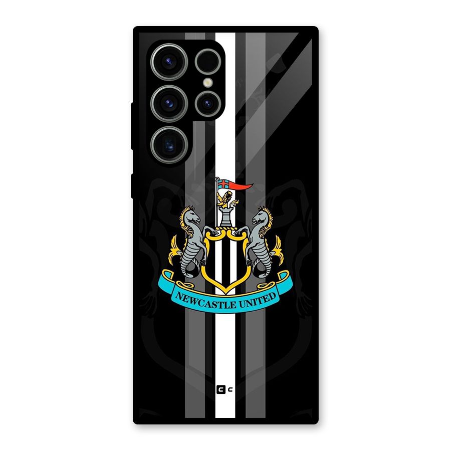 New Castle United Glass Back Case for Galaxy S23 Ultra