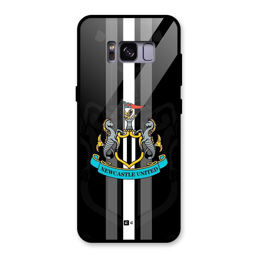 New Castle United Glass Back Case for Galaxy S8