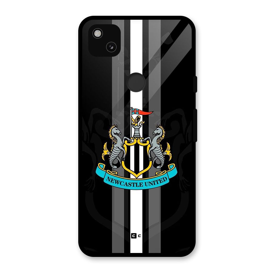 New Castle United Glass Back Case for Google Pixel 4a