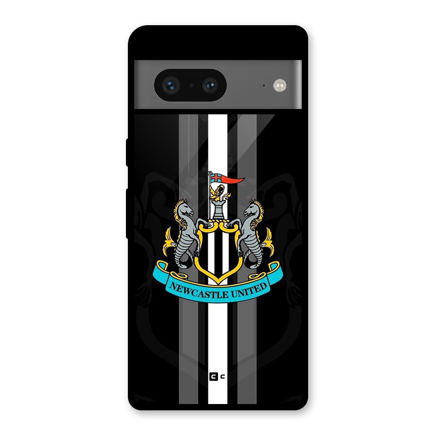 New Castle United Glass Back Case for Google Pixel 7