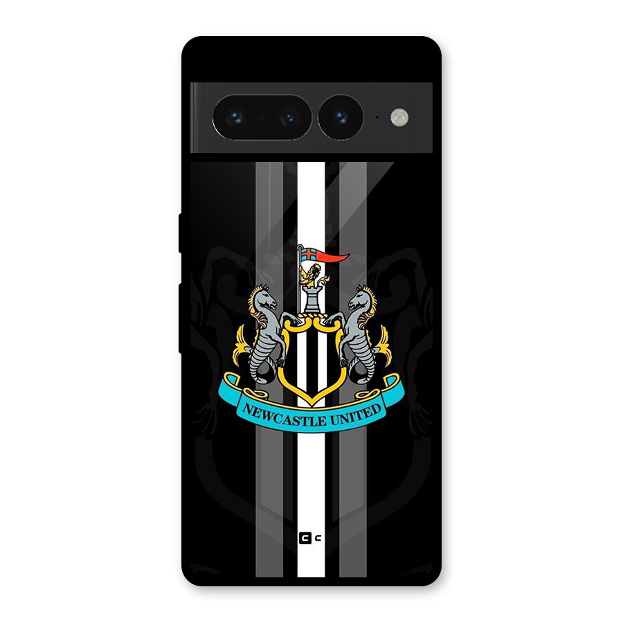 New Castle United Glass Back Case for Google Pixel 7 Pro