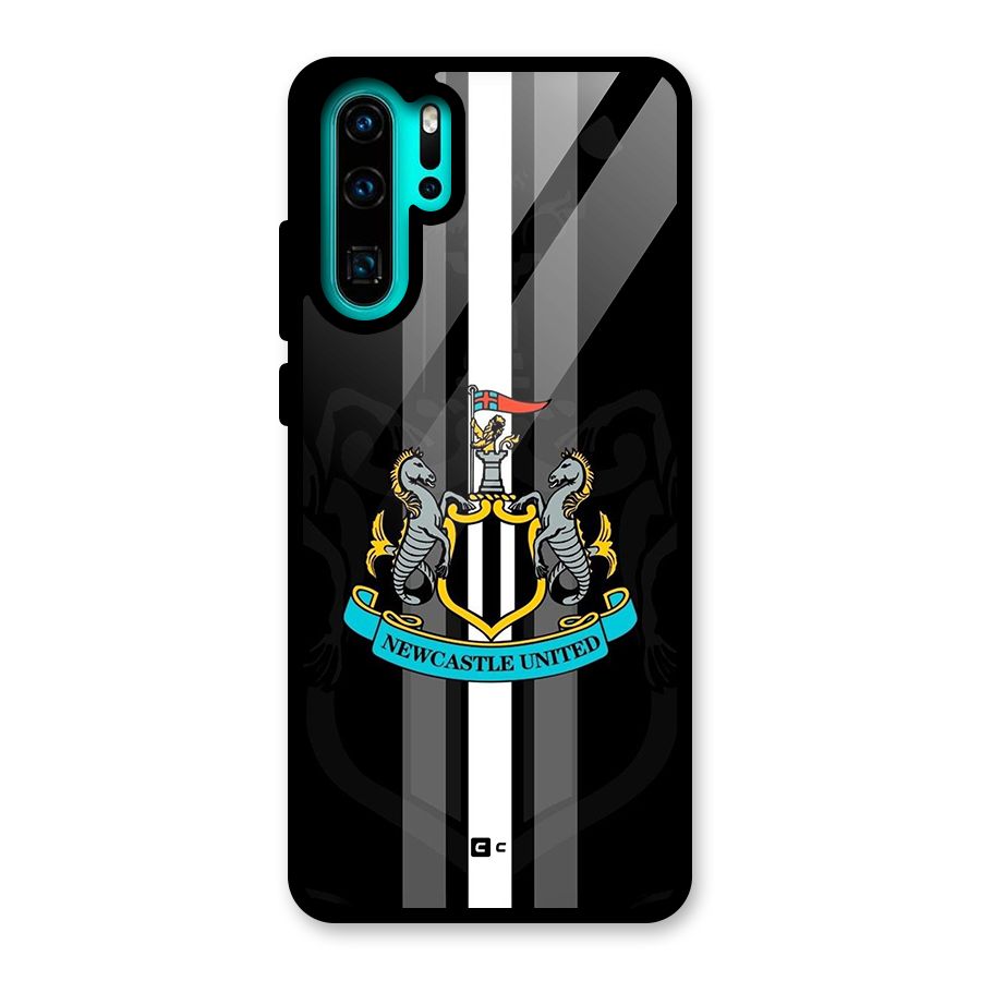 New Castle United Glass Back Case for Huawei P30 Pro