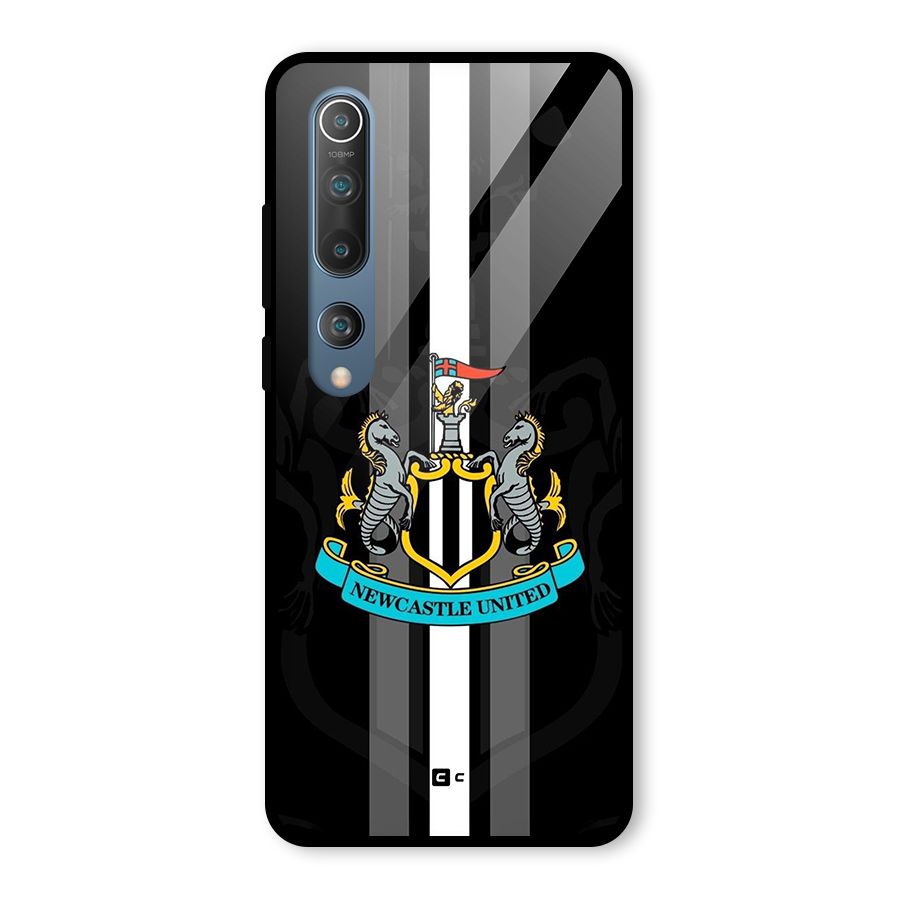 New Castle United Glass Back Case for Mi 10