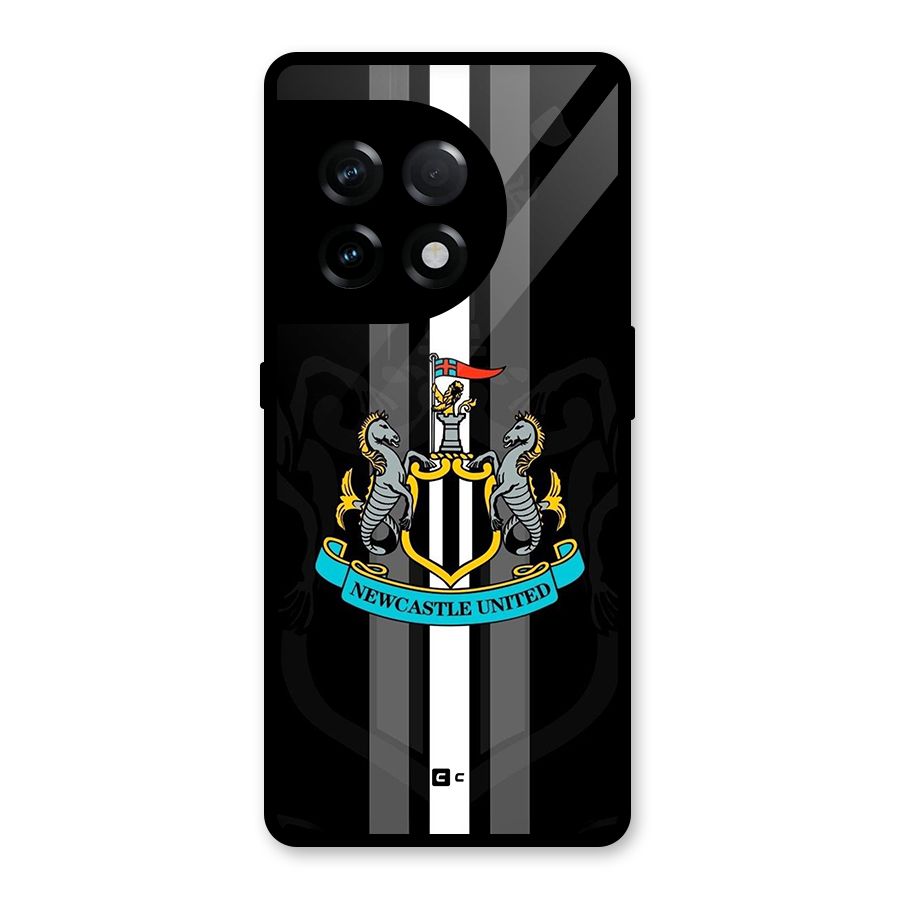 New Castle United Glass Back Case for OnePlus 11R