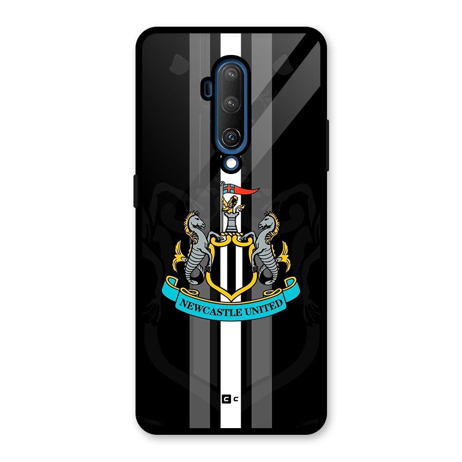 New Castle United Glass Back Case for OnePlus 7T Pro