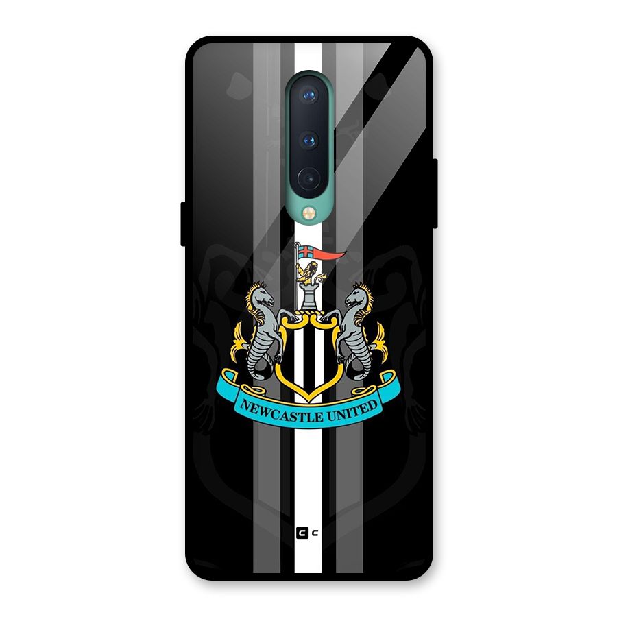 New Castle United Glass Back Case for OnePlus 8