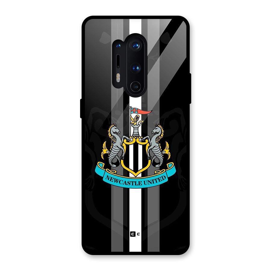 New Castle United Glass Back Case for OnePlus 8 Pro