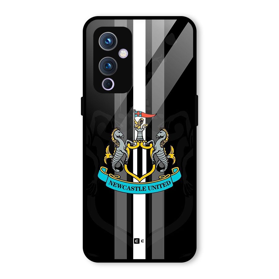 New Castle United Glass Back Case for OnePlus 9