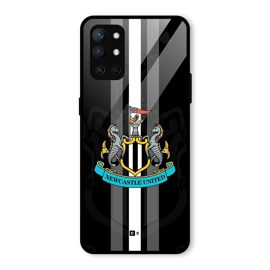 New Castle United Glass Back Case for OnePlus 9R