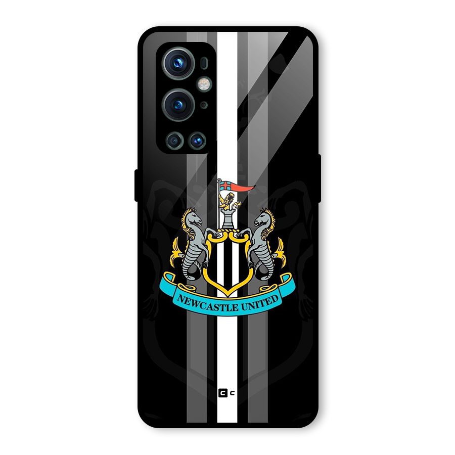 New Castle United Glass Back Case for OnePlus 9 Pro