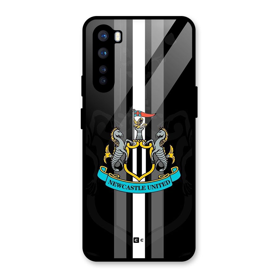 New Castle United Glass Back Case for OnePlus Nord
