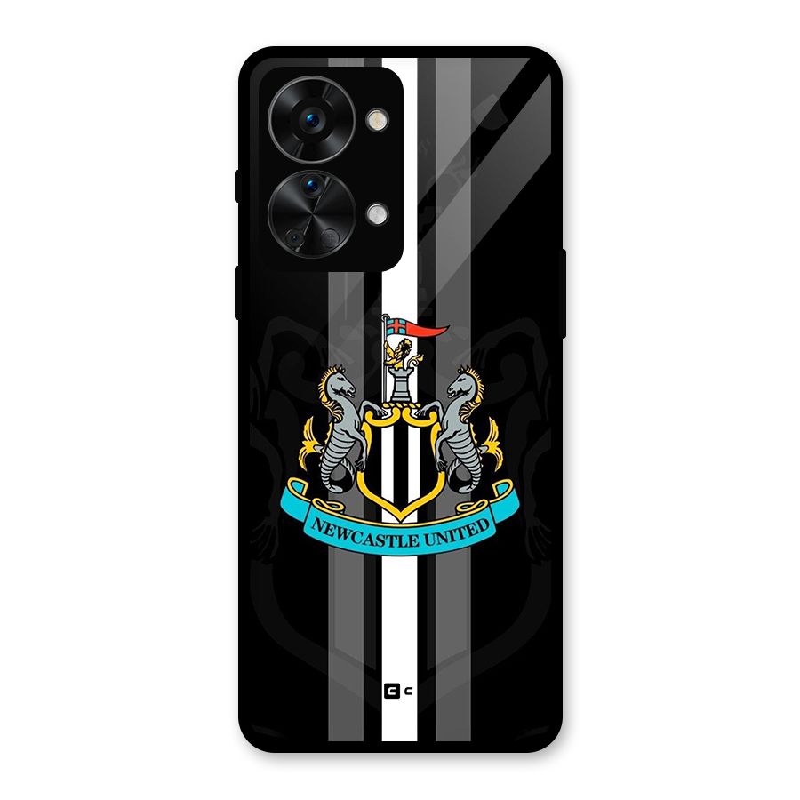 New Castle United Glass Back Case for OnePlus Nord 2T