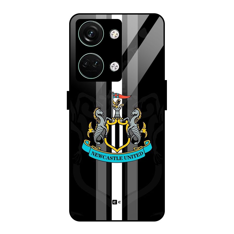 New Castle United Glass Back Case for Oneplus Nord 3