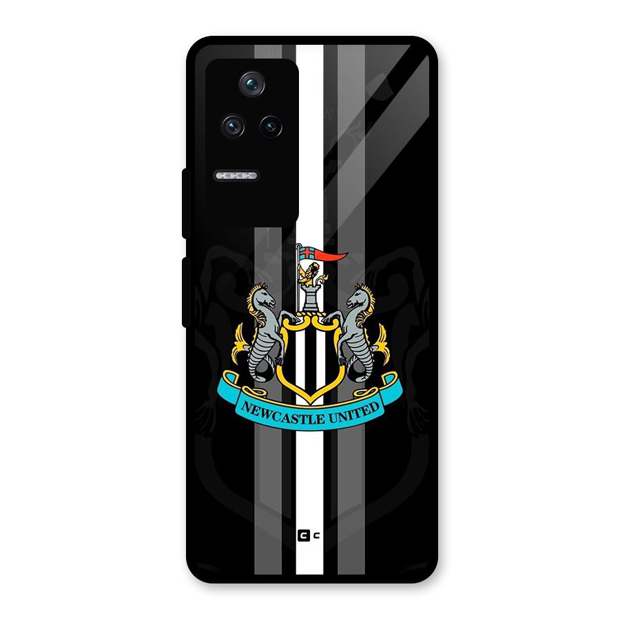 New Castle United Glass Back Case for Poco F4 5G