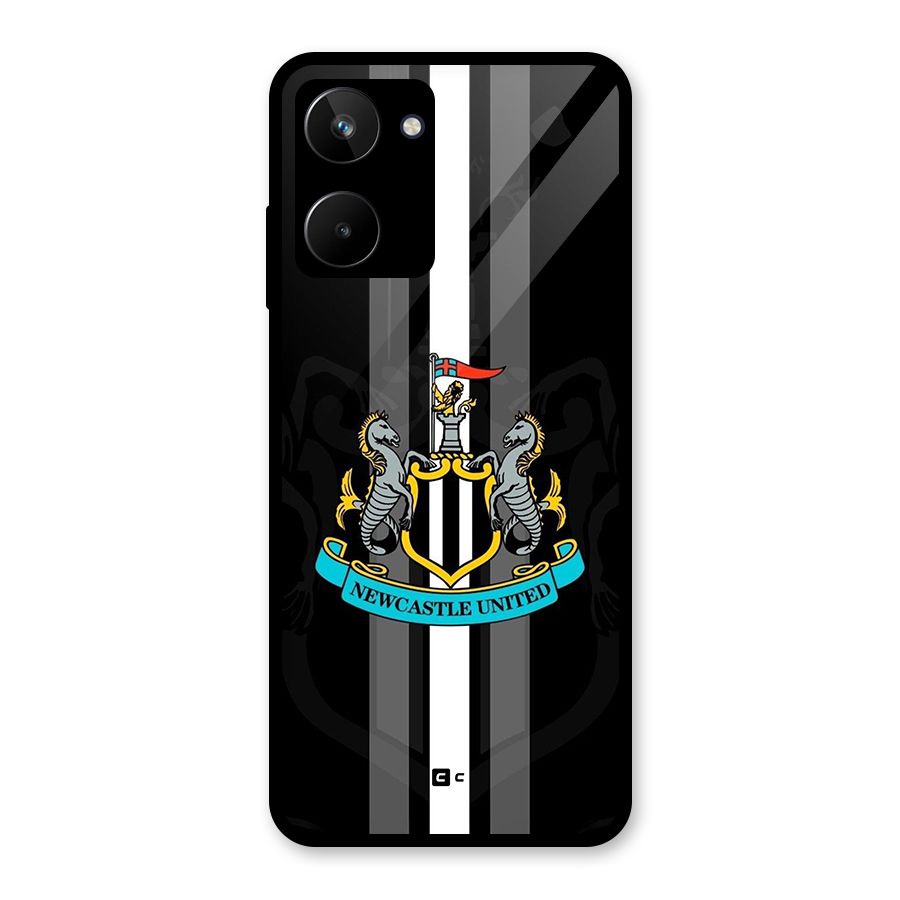 New Castle United Glass Back Case for Realme 10
