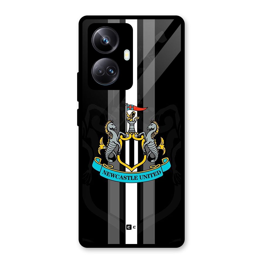 New Castle United Glass Back Case for Realme 10 Pro Plus