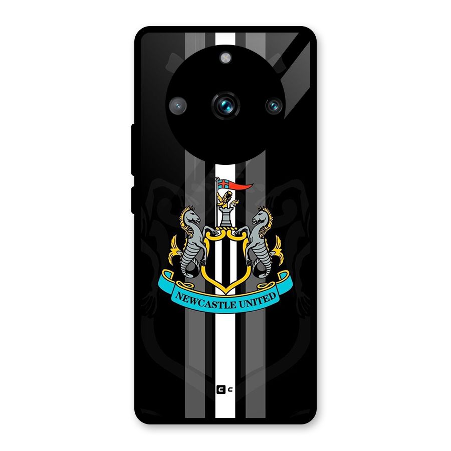 New Castle United Glass Back Case for Realme 11 Pro Plus