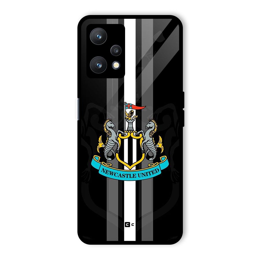 New Castle United Glass Back Case for Realme 9 Pro 5G