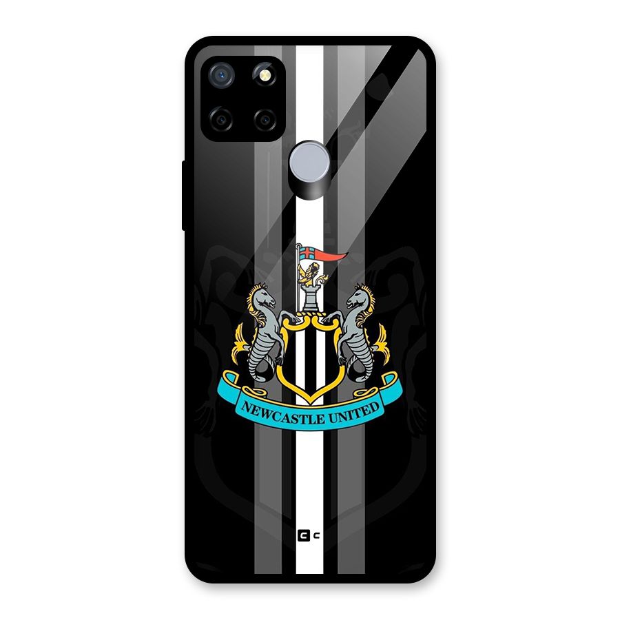New Castle United Glass Back Case for Realme Narzo 20