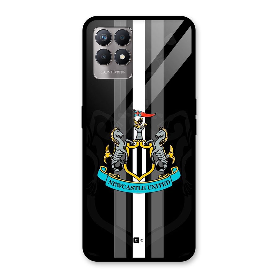 New Castle United Glass Back Case for Realme Narzo 50