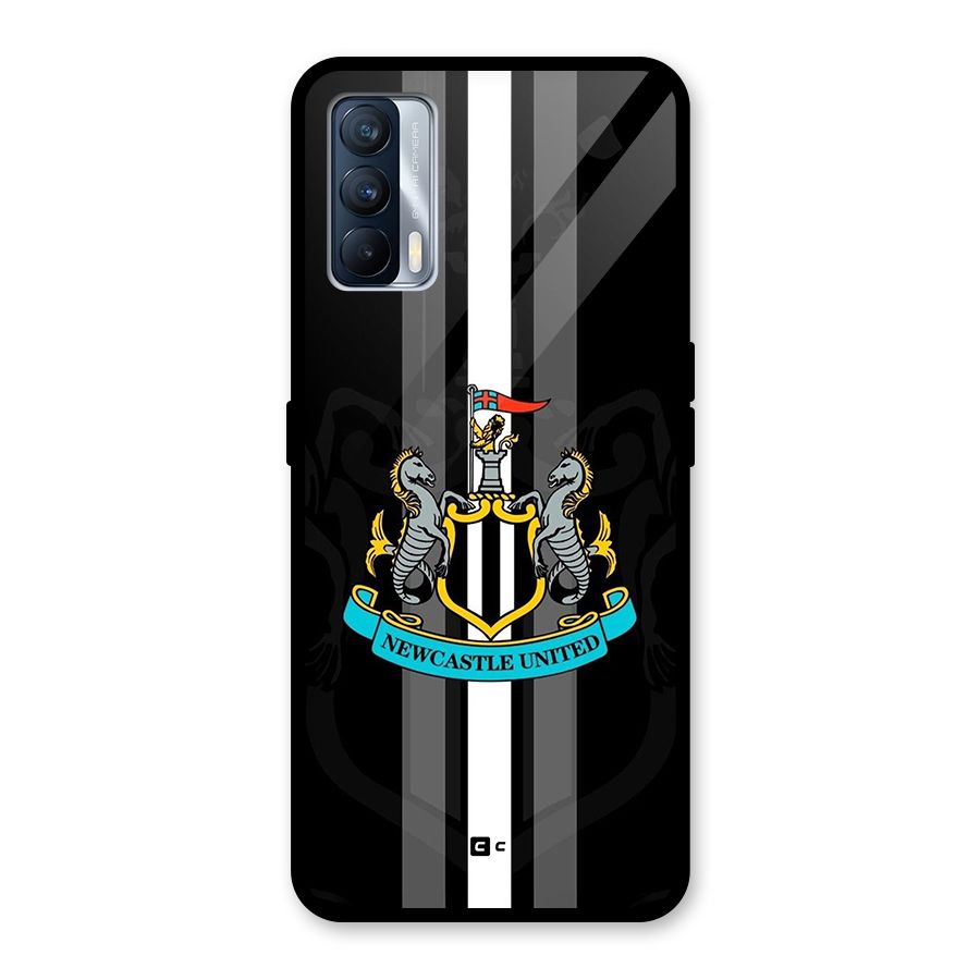New Castle United Glass Back Case for Realme X7