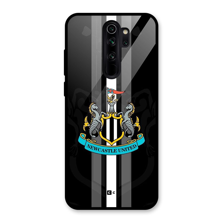 New Castle United Glass Back Case for Redmi Note 8 Pro