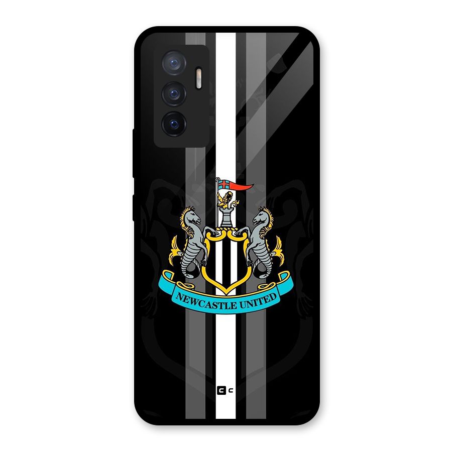 New Castle United Glass Back Case for Vivo V23e