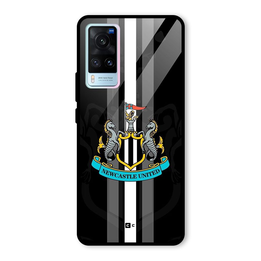 New Castle United Glass Back Case for Vivo X60