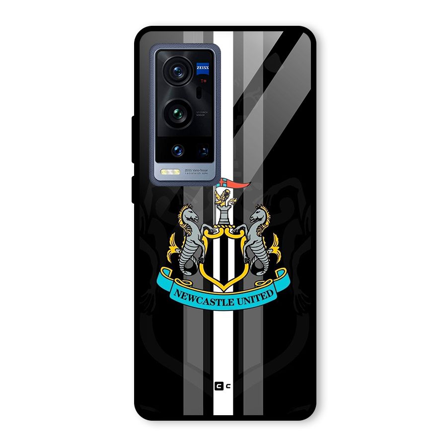 New Castle United Glass Back Case for Vivo X60 Pro Plus