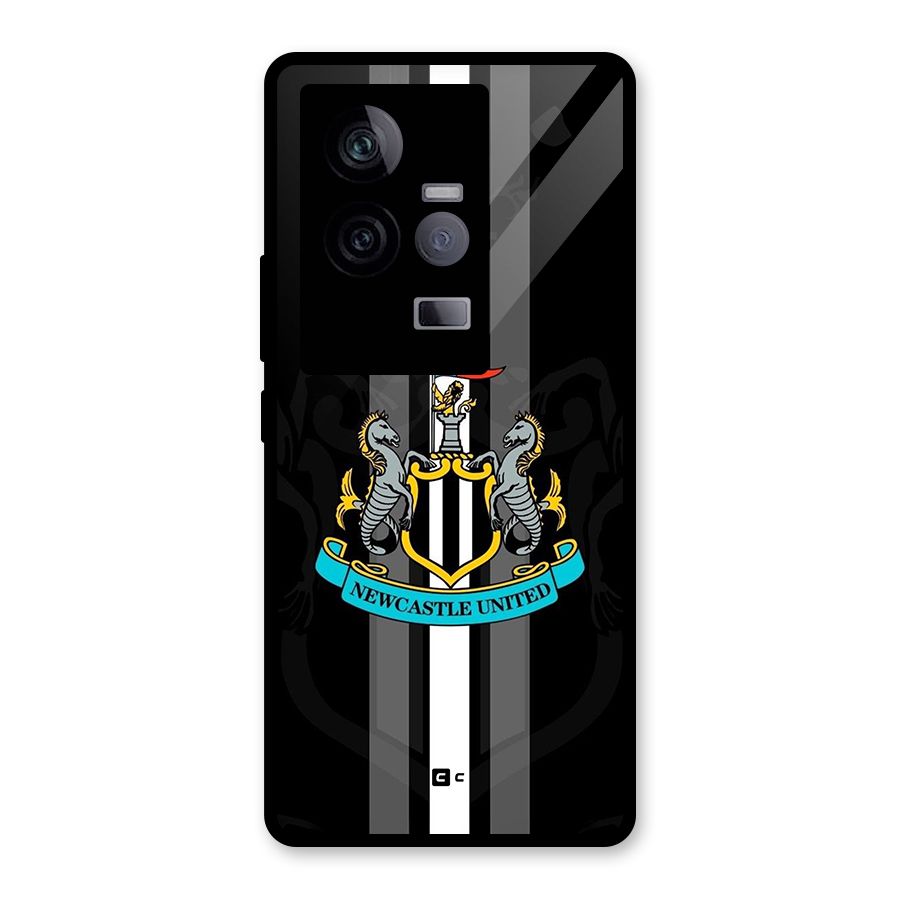 New Castle United Glass Back Case for Vivo iQOO 11 5G