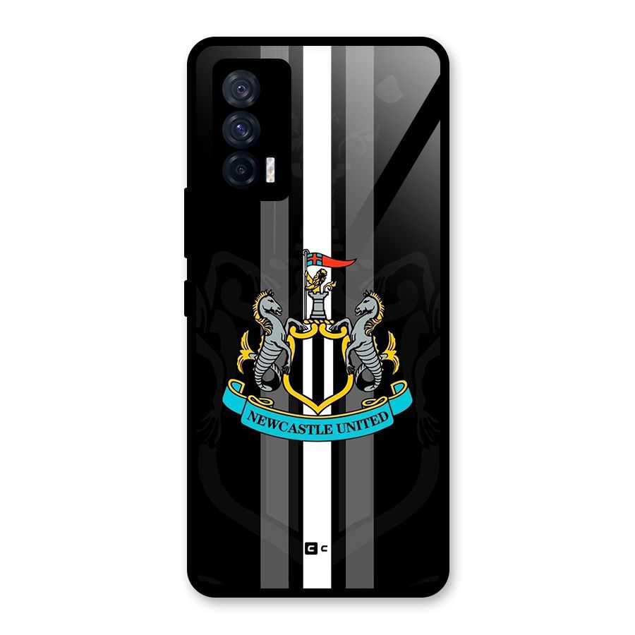 New Castle United Glass Back Case for Vivo iQOO 7 5G