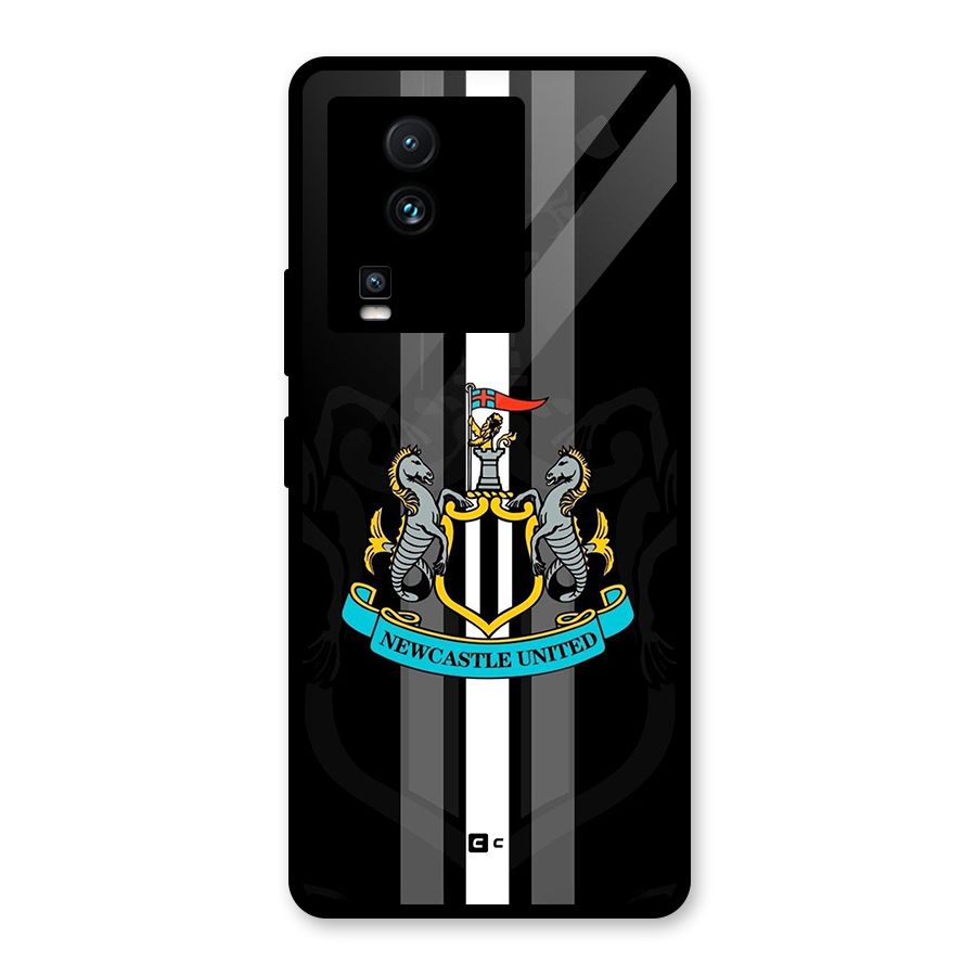 New Castle United Glass Back Case for Vivo iQOO Neo 7
