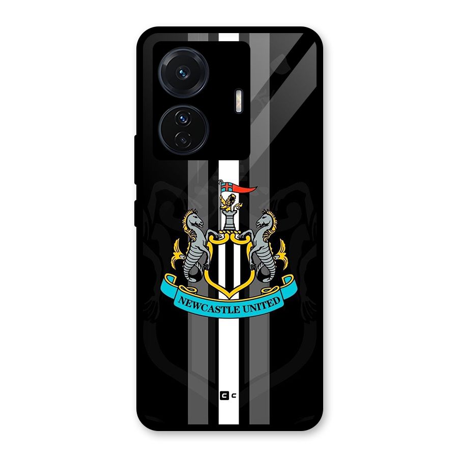 New Castle United Glass Back Case for Vivo iQOO Z6 Pro