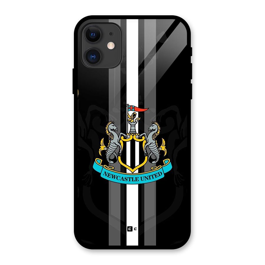 New Castle United Glass Back Case for iPhone 11