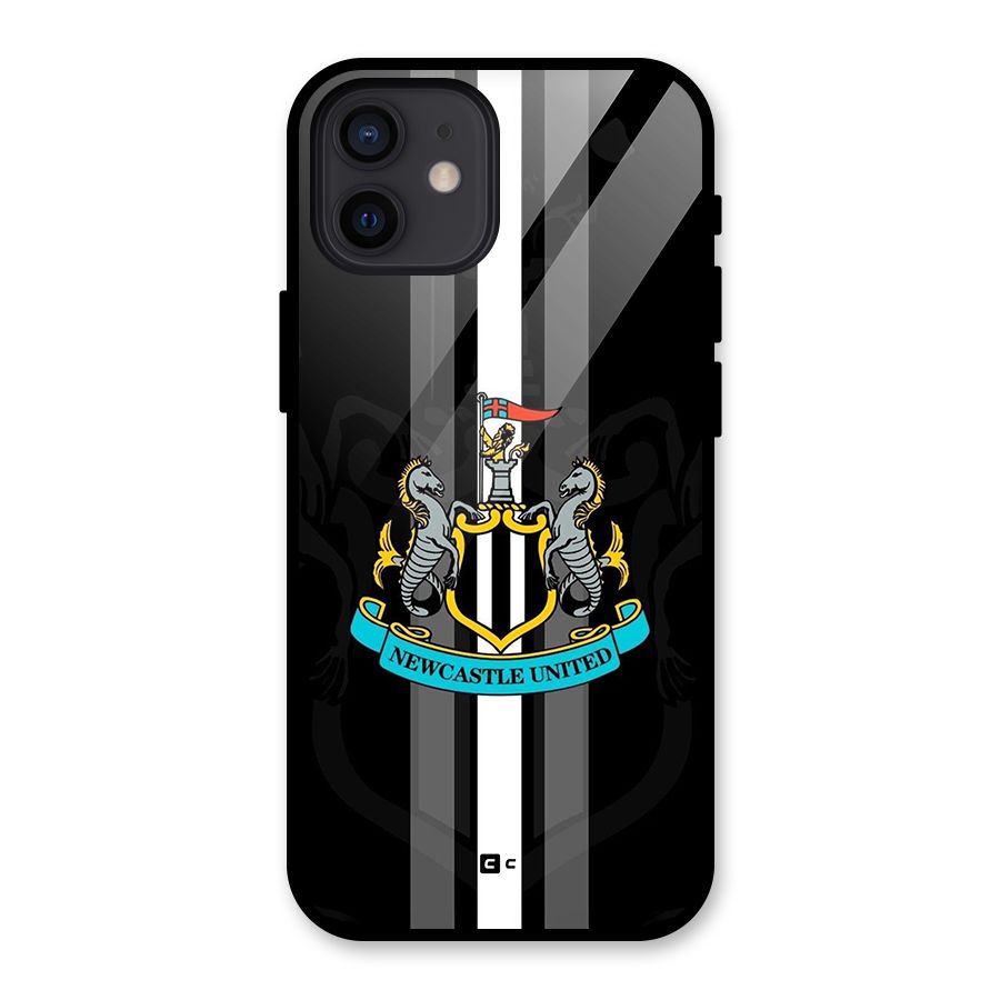 New Castle United Glass Back Case for iPhone 12