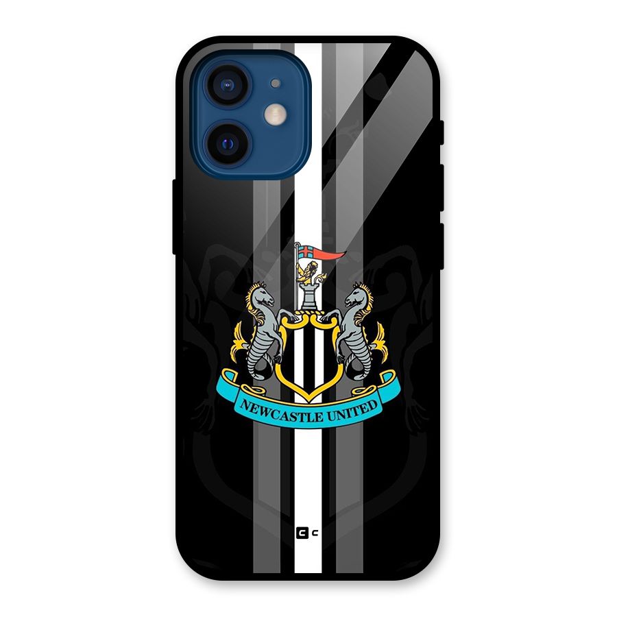 New Castle United Glass Back Case for iPhone 12 Mini