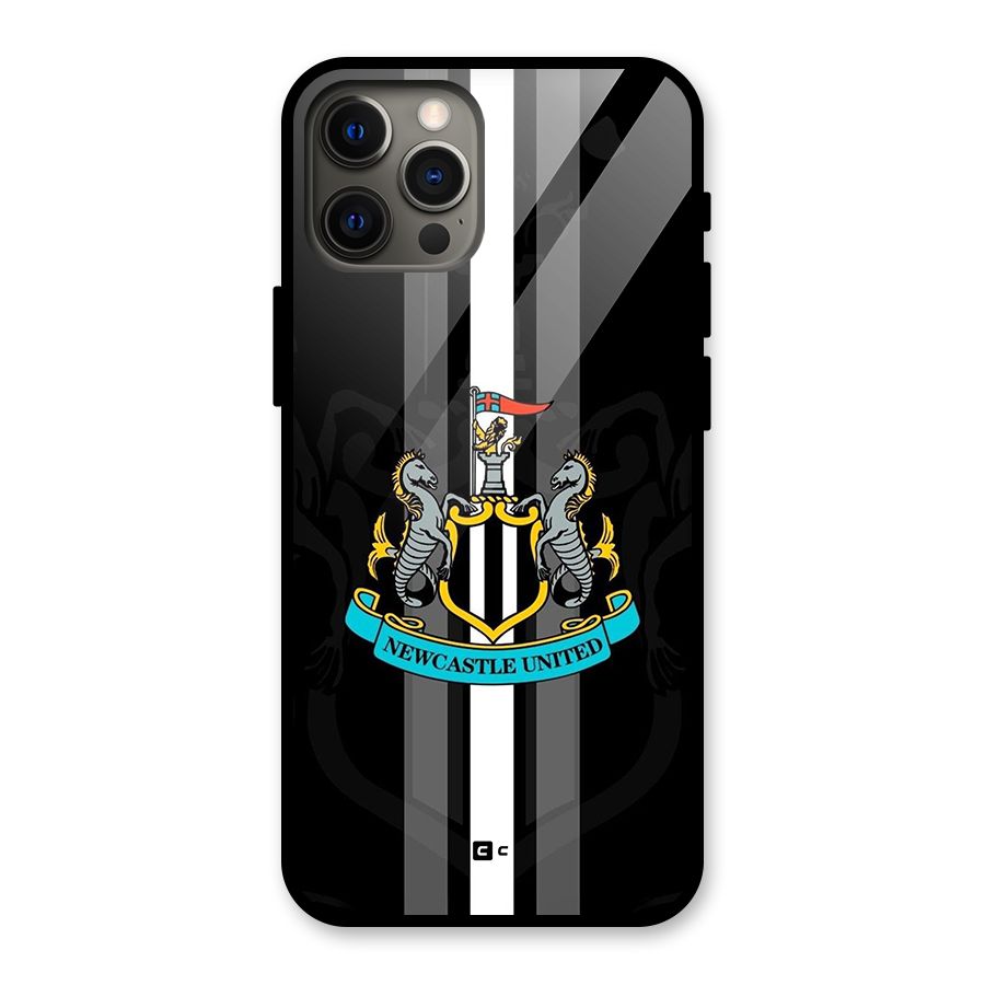 New Castle United Glass Back Case for iPhone 12 Pro Max