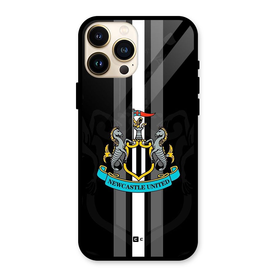 New Castle United Glass Back Case for iPhone 13 Pro Max