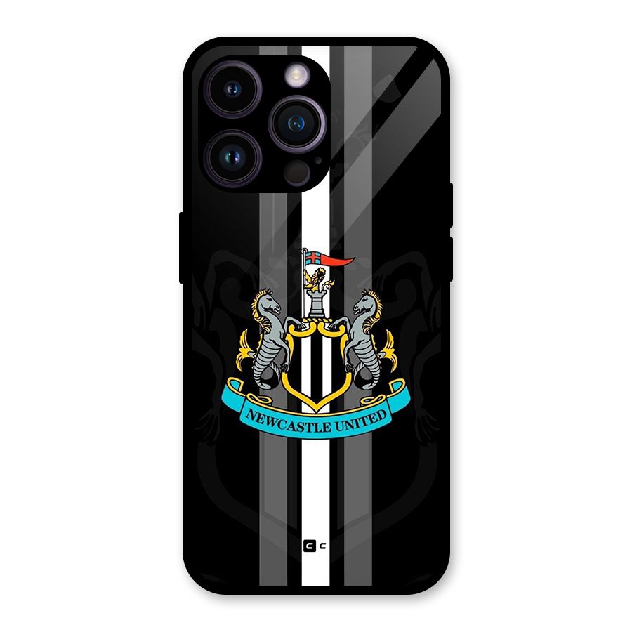 New Castle United Glass Back Case for iPhone 14 Pro Max