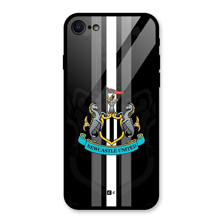 New Castle United Glass Back Case for iPhone 7