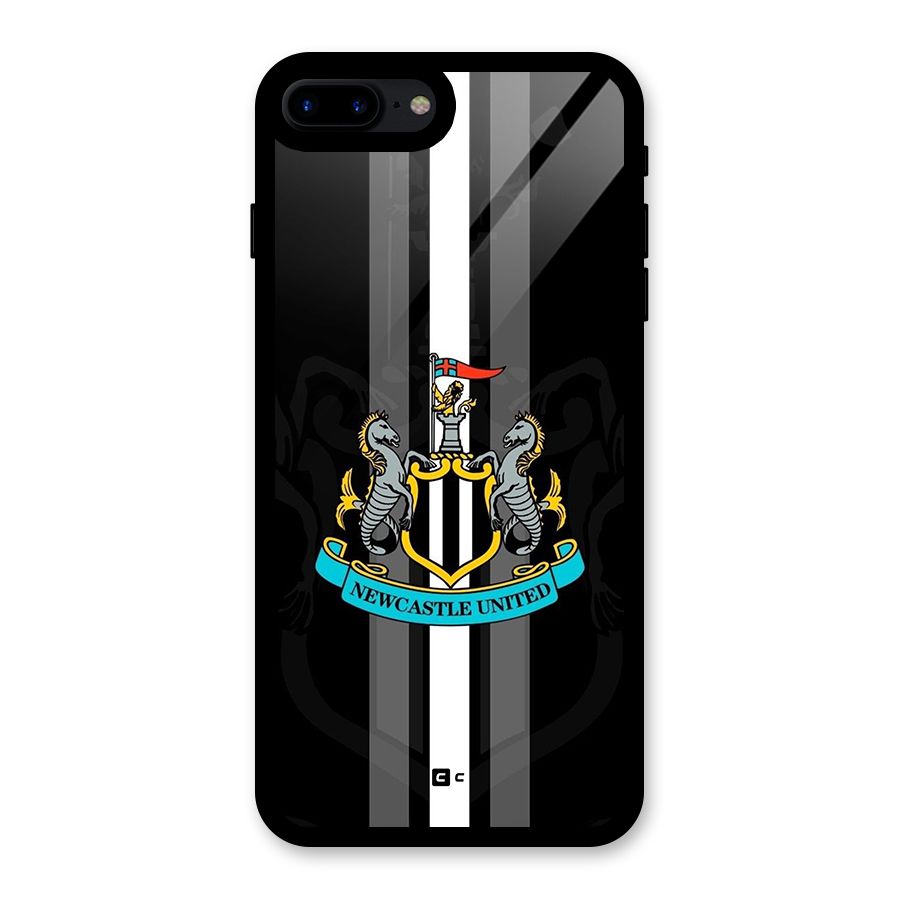 New Castle United Glass Back Case for iPhone 7 Plus