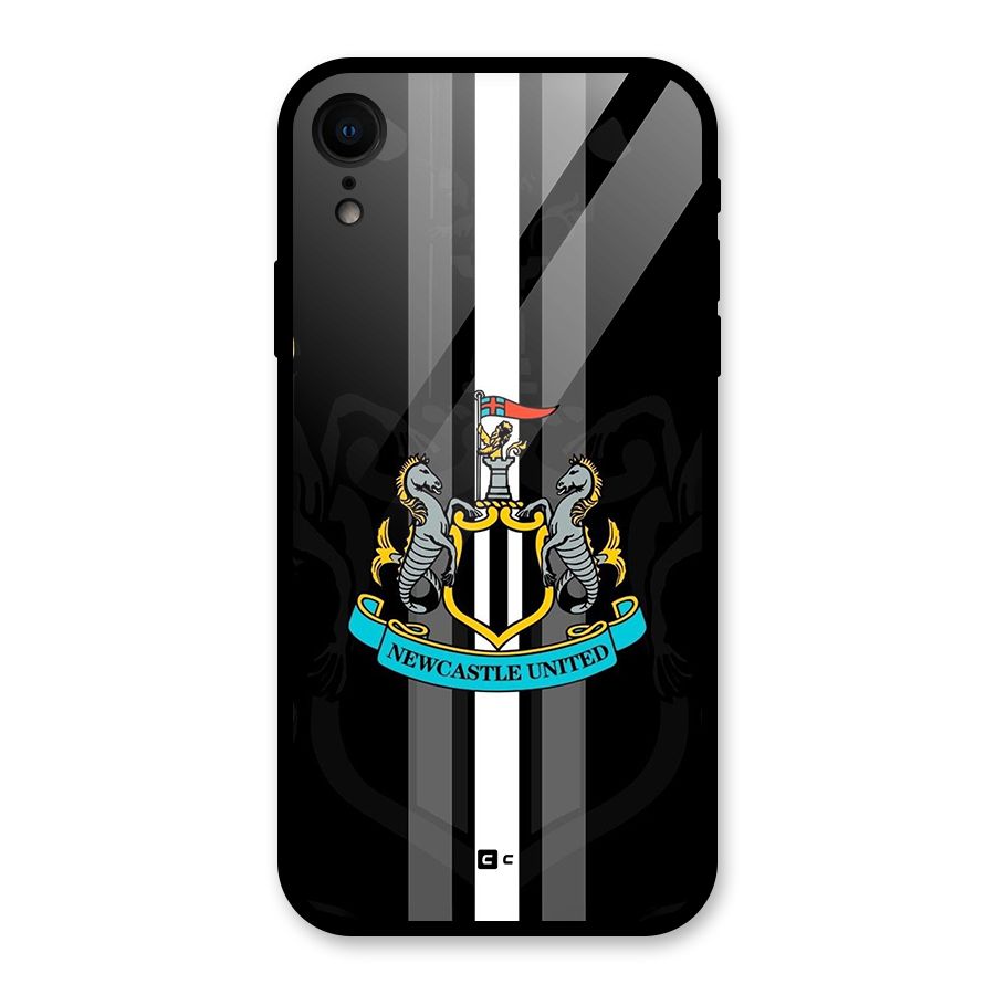 New Castle United Glass Back Case for iPhone XR