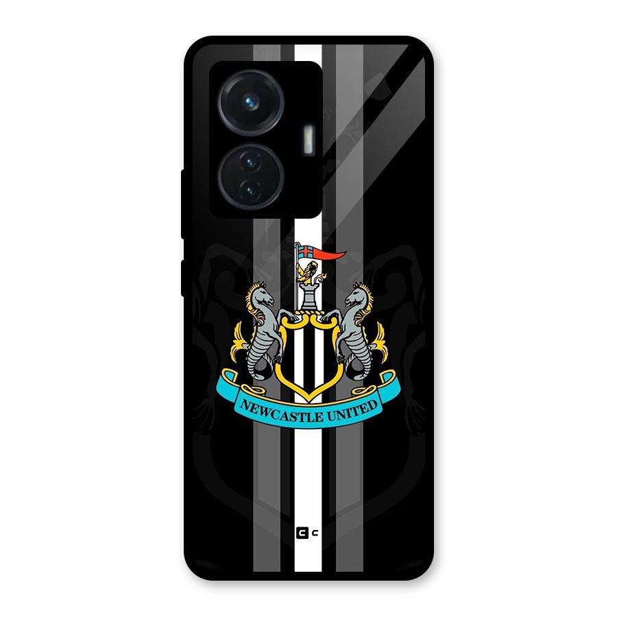 New Castle United Glass Back Case for iQOO Z6 44W