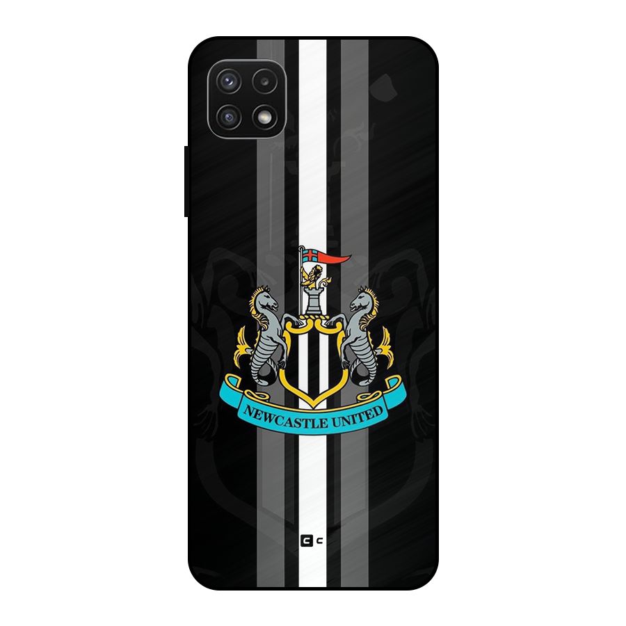 New Castle United Metal Back Case for Galaxy A22 5G