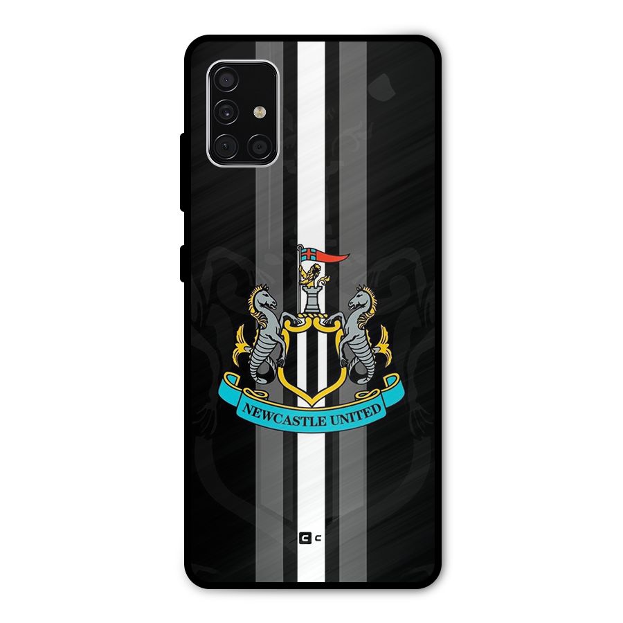New Castle United Metal Back Case for Galaxy A51