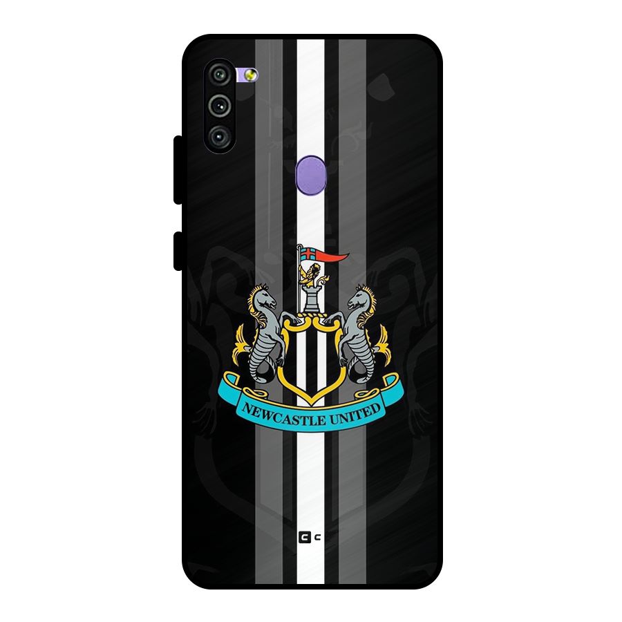 New Castle United Metal Back Case for Galaxy M11